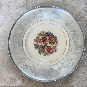Vintage Hammered aluminum Farberware insert